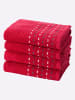 WITT WEIDEN 4-tlg. Handtuch-Sparset in rot