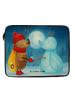Mr. & Mrs. Panda Laptop Tasche Nachtfalter Schneemann Design ohn... in Weiß