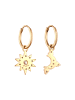 Elli Ohrringe 925 Sterling Silber in Gold