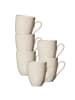 6er Set Kaffeebecher Cecina in Beige 320 ml