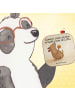 Mr. & Mrs. Panda Tassenuntersetzer Hund Keks Design mit Spruch in Weiß