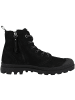 Palladium Schnürboots Pampa Hi Zip WL Leather in schwarz