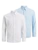 Jack & Jones 2er-Pack Oberhemd in Cashmere Blue