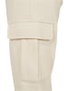 Urban Classics Urban Classics Damen Ladies High Waist Cargo Sweat Pants in whitesand