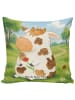 Mr. & Mrs. Panda couchkissen 40x40 Kuh Design ohne Spruch in Weiß