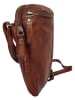 SPIKES & SPARROW Umhängetasche echt Leder in cognac