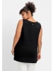 sheego Longtop in schwarz