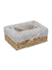 relaxdays 3 tlg. Brotkorb-Set in Natur/ Creme
