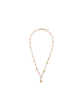 Luxenter Halskette aus 925er Sterlingsilber mehrfarbig lackiertem mit 18K Gelbgold-Finish