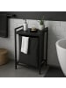 relaxdays Wäschesammler in Schwarz - 65 L
