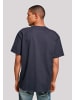 F4NT4STIC Heavy Oversize T-Shirt Cool Dads Club Vintage Vatertag in marineblau