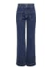 ONLY Jeans mit weitem Bein in Dark Blue Denim