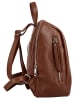 Samantha Look City-Rucksack echt Leder in cognac