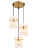 Globo lighting Hängeleuchte "GORLEY" in gold