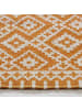 home24 Kurzflorteppich Chevron in Orange