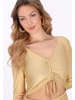 faina Women Dress in gold