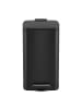 SONGMICS Mülleimer Plushic in Schwarz - (B)19.3 x (H)33.5 x (T)23.9 cm - 8 L