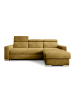MF Design Falcon Recamiere Rechts in Senfgelb -  (L) 248 x (B) 248 x (H) 95 cm
