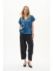 InWear Kurzarm-Bluse RinnaIW Lockere Passform in Ensign Blue