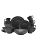 Echtwerk 20 Vintage Tafelservice "BlackStyle" in Schwarz