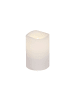 STAR Trading LED Stumpenkerze Paul, Batterie und Timer, weiß, outdoor, H 11,5cm 
