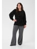 KAFFE curve Langarm-Bluse KCrosie Regular fit in Black Deep CC