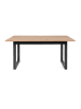 Furn.Design Esstisch Eiche Artisan, Grau Industrial, Küchentisch ausziehbar  160 - 200 cm