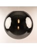 s.LUCE Hängeleuchte Orb Glaskugel in Chrom/Rauch