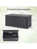 COSTWAY Gartenbox 378L HDPE in Grau