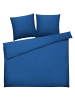 Beliani 3-tlg Bettwäsche-Set HARMONRIDGE in Blau