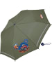 Scout Kinder-Taschenschirm Regenschirm mit reflektierenden Streifen Adventure grau