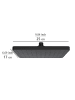 Wenko Deckentrainer mit automatischer Reinigung in Schwarz, (B) 17 x (L) 25 cm