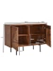KADIMA DESIGN Sideboard | Sheesham/Metall, 100x71x40cm, 2 Türen