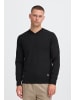 BLEND V-Ausschnitt-Pullover BHFibi in Schwarz