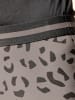 Sieh an! Bengalinhose in schwarz-taupe-bedruckt
