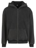 Urban Classics Urban Classics Vintage Heavy Zip Hoodie in magnet