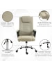 Vinsetto Bürostuhl-62L x 76B x 110-119H cm-Beige