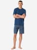 Schiesser Pyjama Casual Essentials in navy