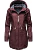 ragwear Outdoorjacke Leanne in Weinrot