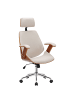 home24 home24 Bürodrehstuhl (1er Set) - Beige - Webstoff & Stahl - 66.0 x 113.0 x 71.0 cm in Beige