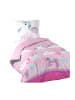 dynamic24 Bettwäsche-Set in Rosa