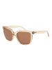 Serengeti Frauen Sonnenbrille Rechtwinklig Beige