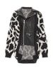 VIRITA Women Strickjacke in Schwarz Wollweiss