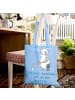 Mr. & Mrs. Panda Shopping Bag Panda Hockey spielen mit Spruch in Sky Blue