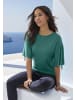 LASCANA Rundhalsshirt in smaragd