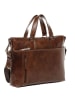 BACCINI Leder-Laptoptasche 15" echt Leder Aktentasche 15 Zoll Laptop-Hülle braun in braun