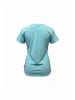 Salzhaut Shirt STEENTJE - KÜSTENLIEBE WELLE Aqua-Neon Pink
