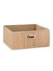 relaxdays 3 x Aufbewahrungskorb in Natur - (B)31 x (H)14 x (T)31 cm