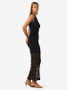 Noisy may One-Shoulder Kleid in Black