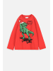 Coccodrillo Langärmeliges T-shirt Xmas in rot